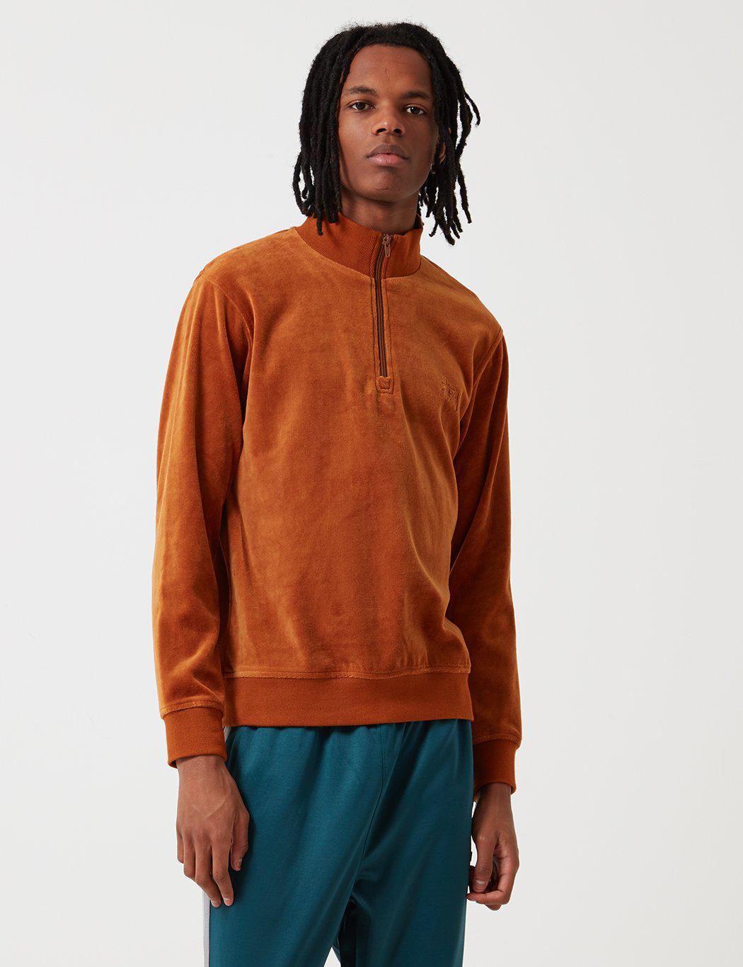 stussy velour tracksuit