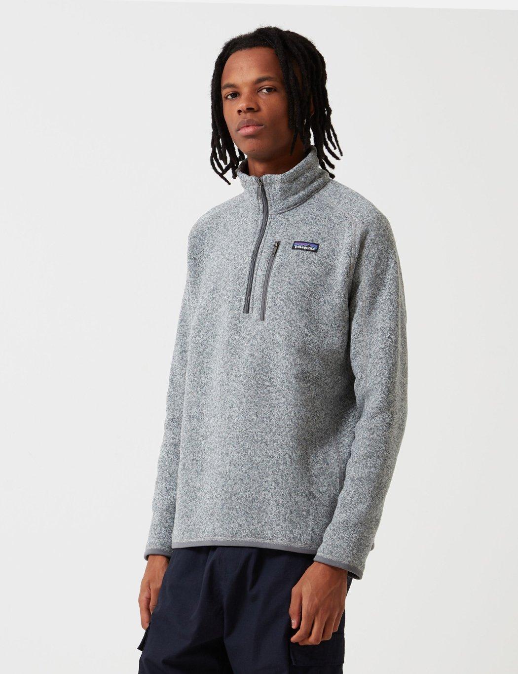 Patagonia 1/4 Zip Fleece Better Sweater in Grey for Men | Lyst UK