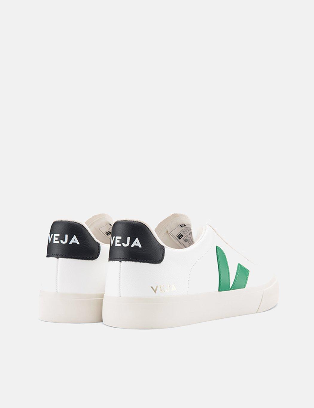 Veja Womens Campo Trainers (chrome Free Leather) - White/emeraude/black for  Men | Lyst