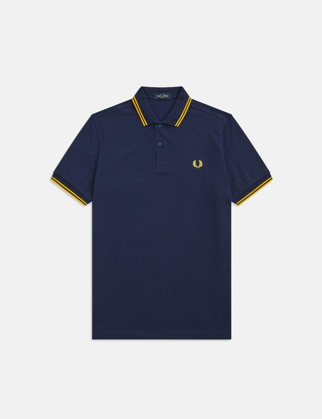 fred perry twin tipped polo shirt mens