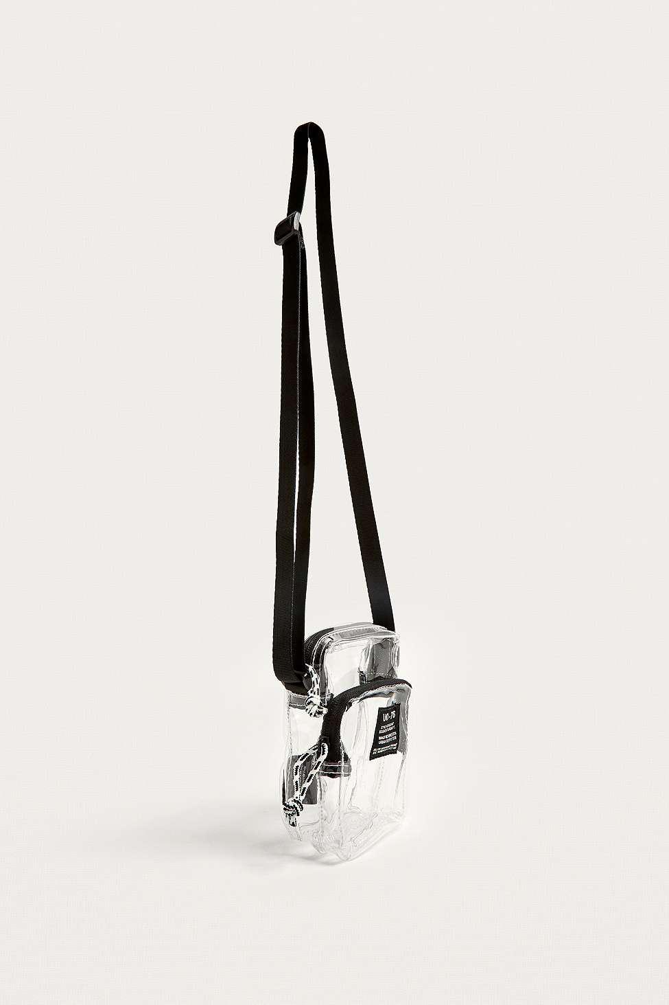 plastic pouch crossbody