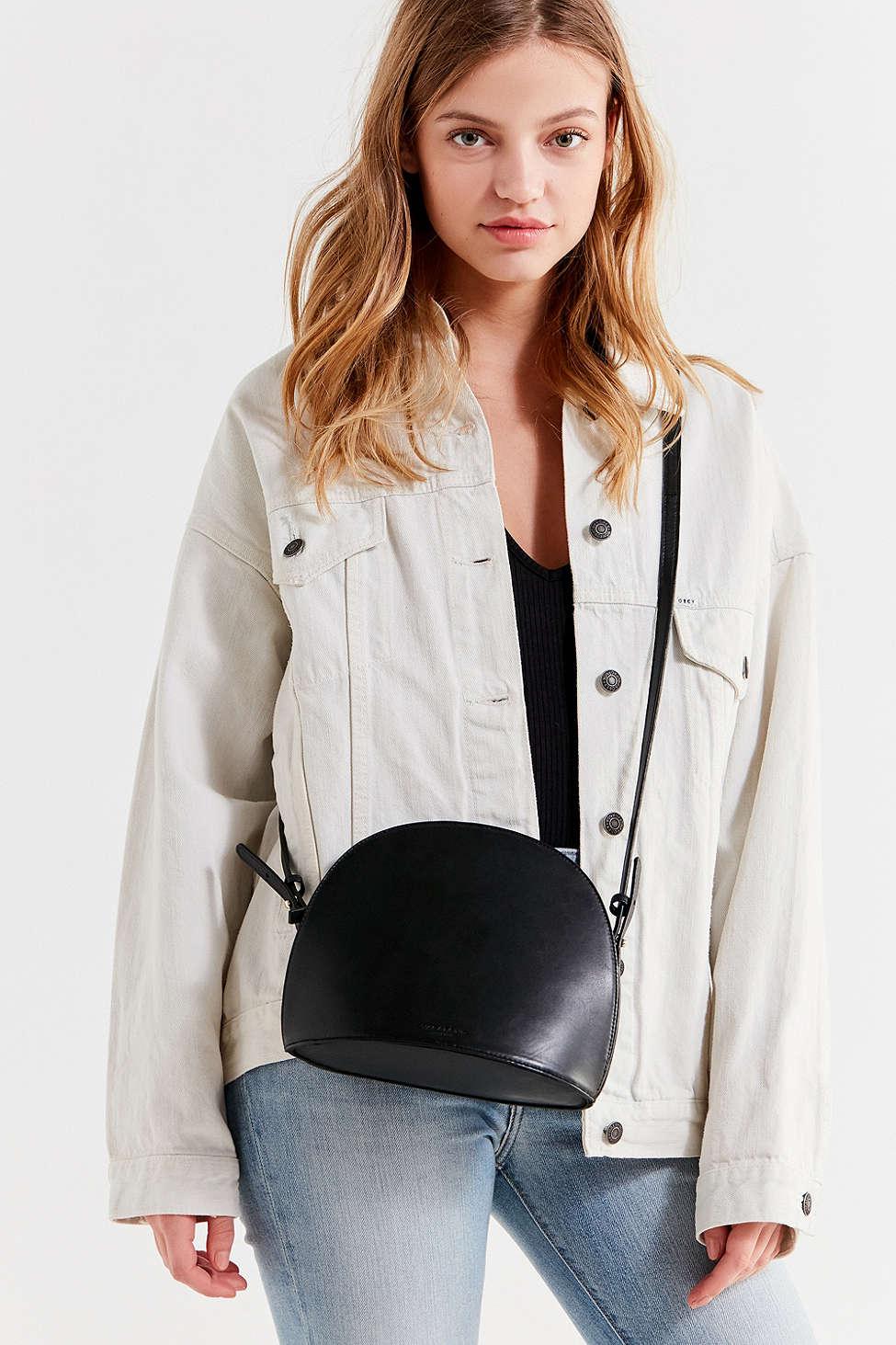 Vagabond Leather Shannon Crossbody Bag in Black - Lyst