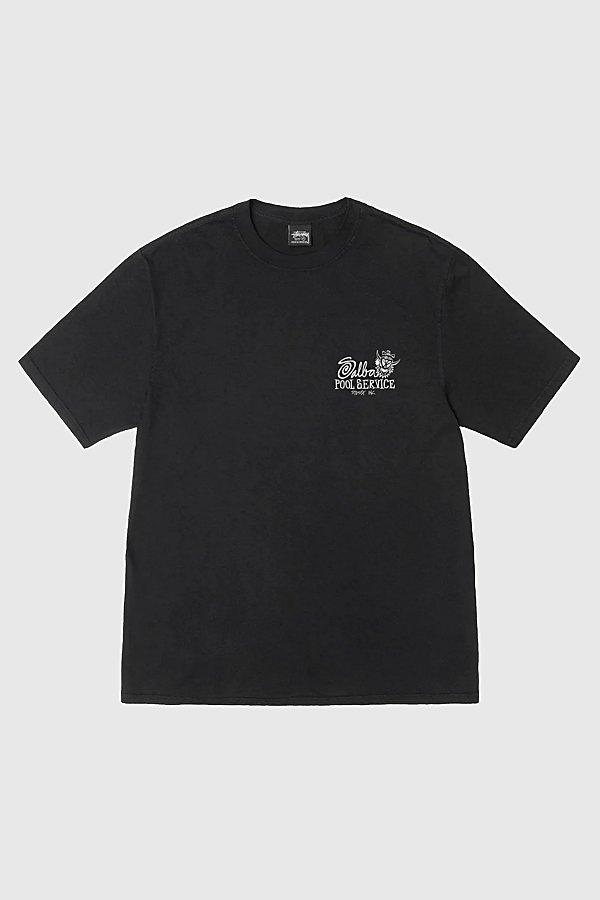 『Stussy』Pool Service Tee Pigment Dyed★Black★25SS★ Stussy Pool Service Pigment Dyed Tee in Black for Men | Lyst