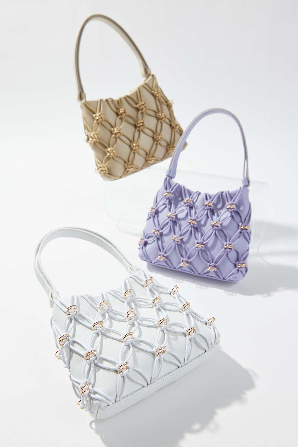 Pipatchara Jade Cotton Rope Bag in White | Lyst