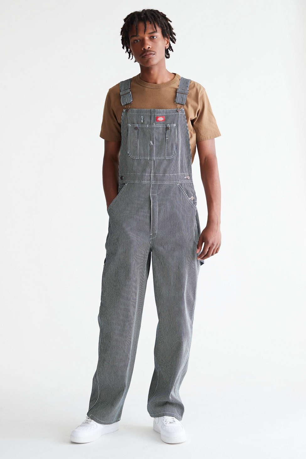 Dickies Hickory Stripe Overall in Blue for Men Lyst Canada