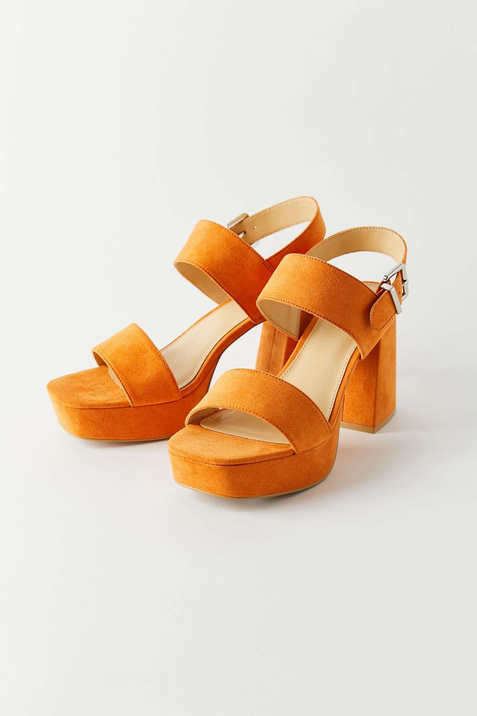 rachel croc strappy platform heel