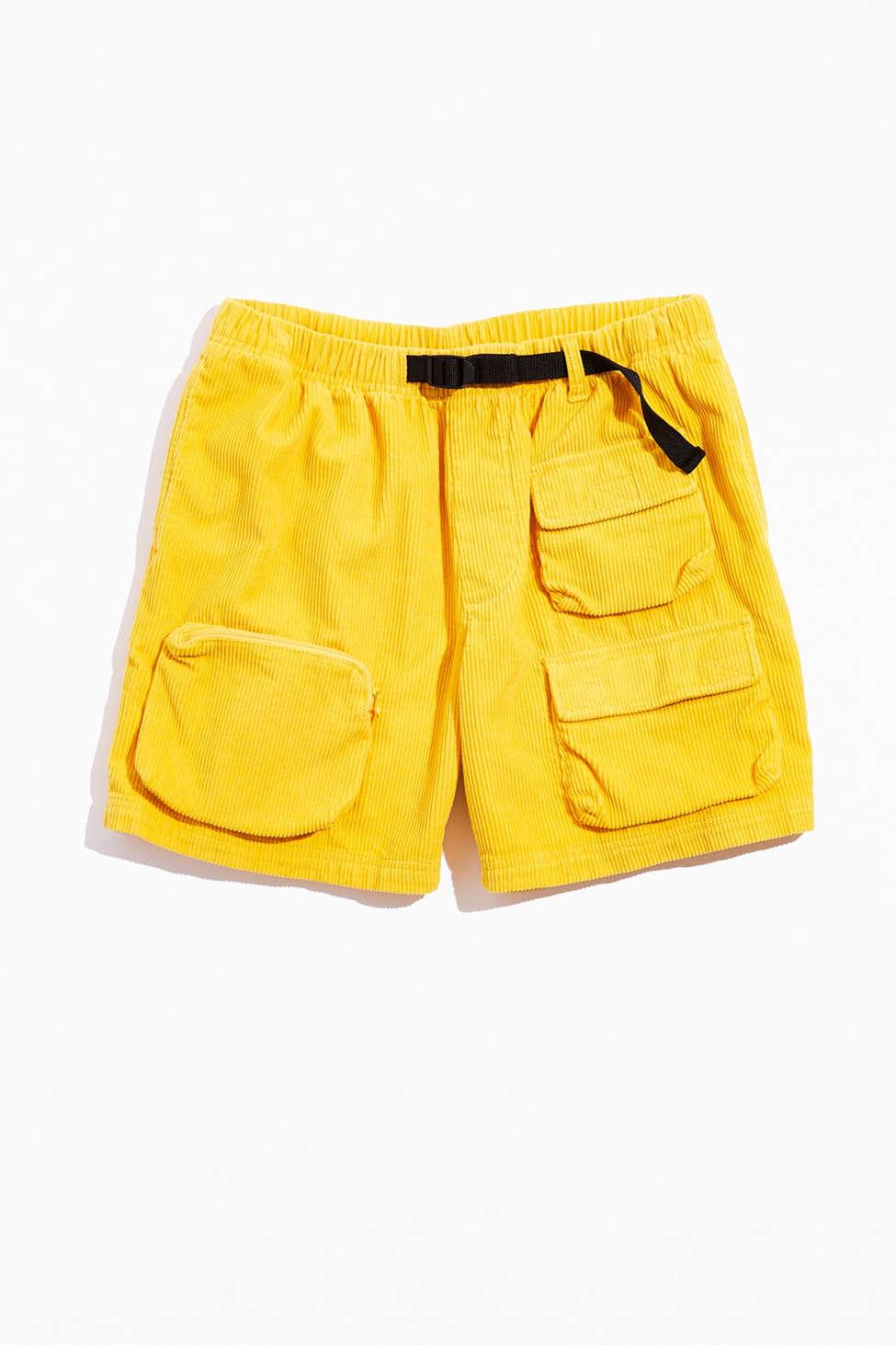 Without Walls Corduroy Utility Cotton Relaxed Short in Yellow for Men | Lyst