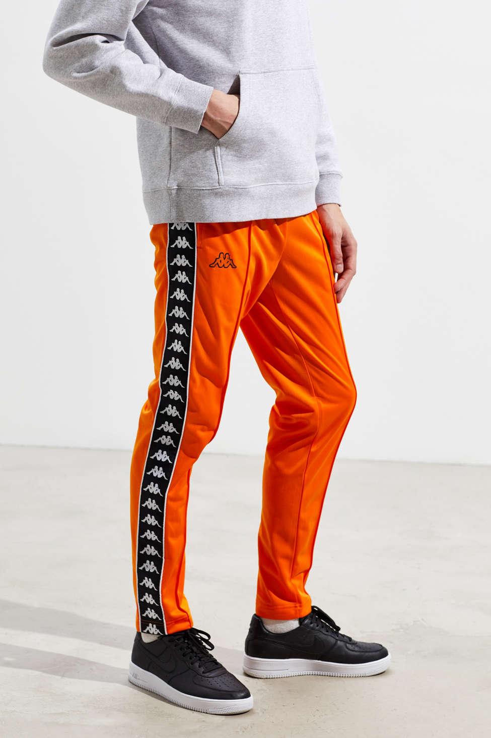 Kappa Banda Astoria Slim Track Pant in Orange Men | Lyst