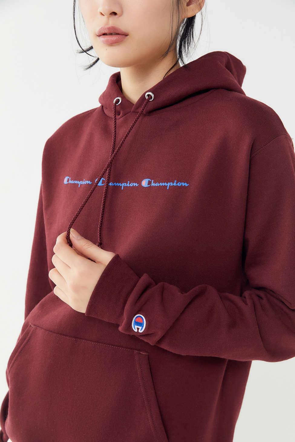 champion triple script sweatshirt