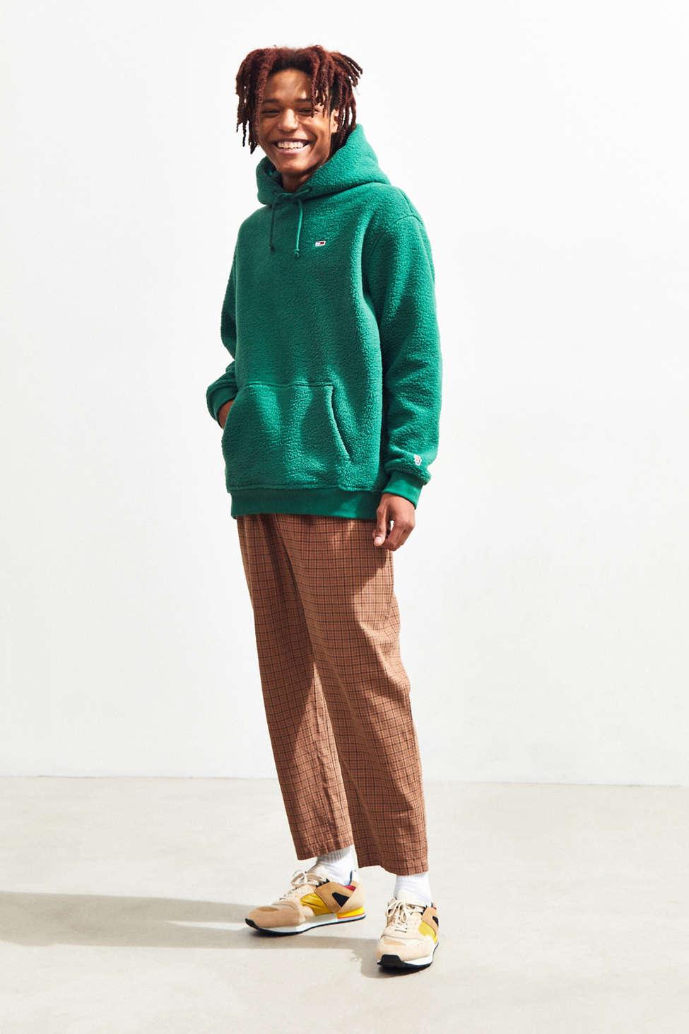 green tommy hoodie