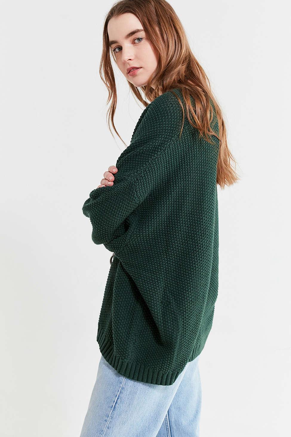 urban outfitters green cardigan