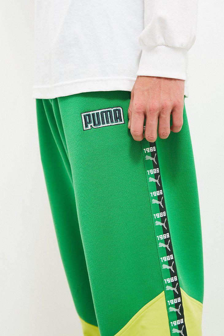PUMA Synthetic Fenty By Rihanna Blocked Taped Track Pant in Green for Men |  Lyst