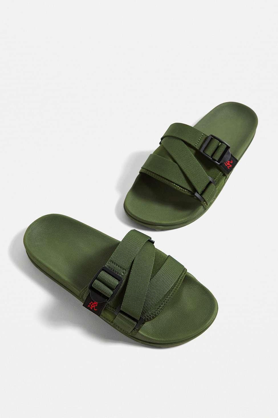 Olive cheap green slides