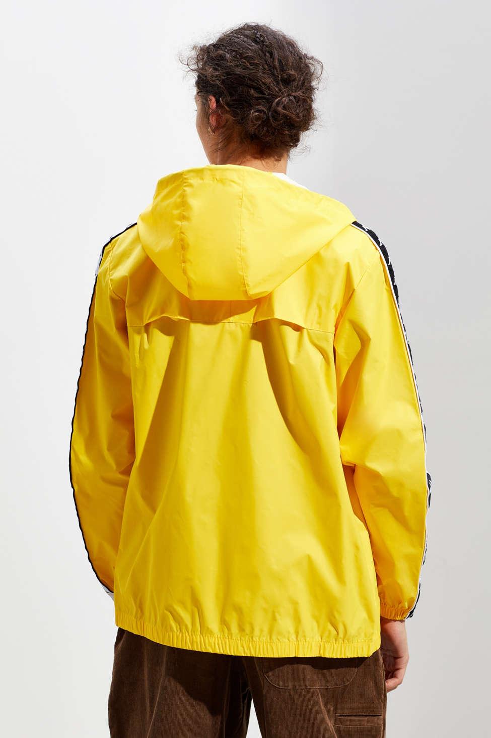 kappa yellow windbreaker