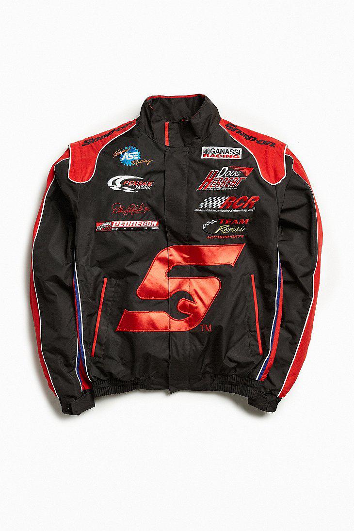 Vintage snap 2025 on racing jacket
