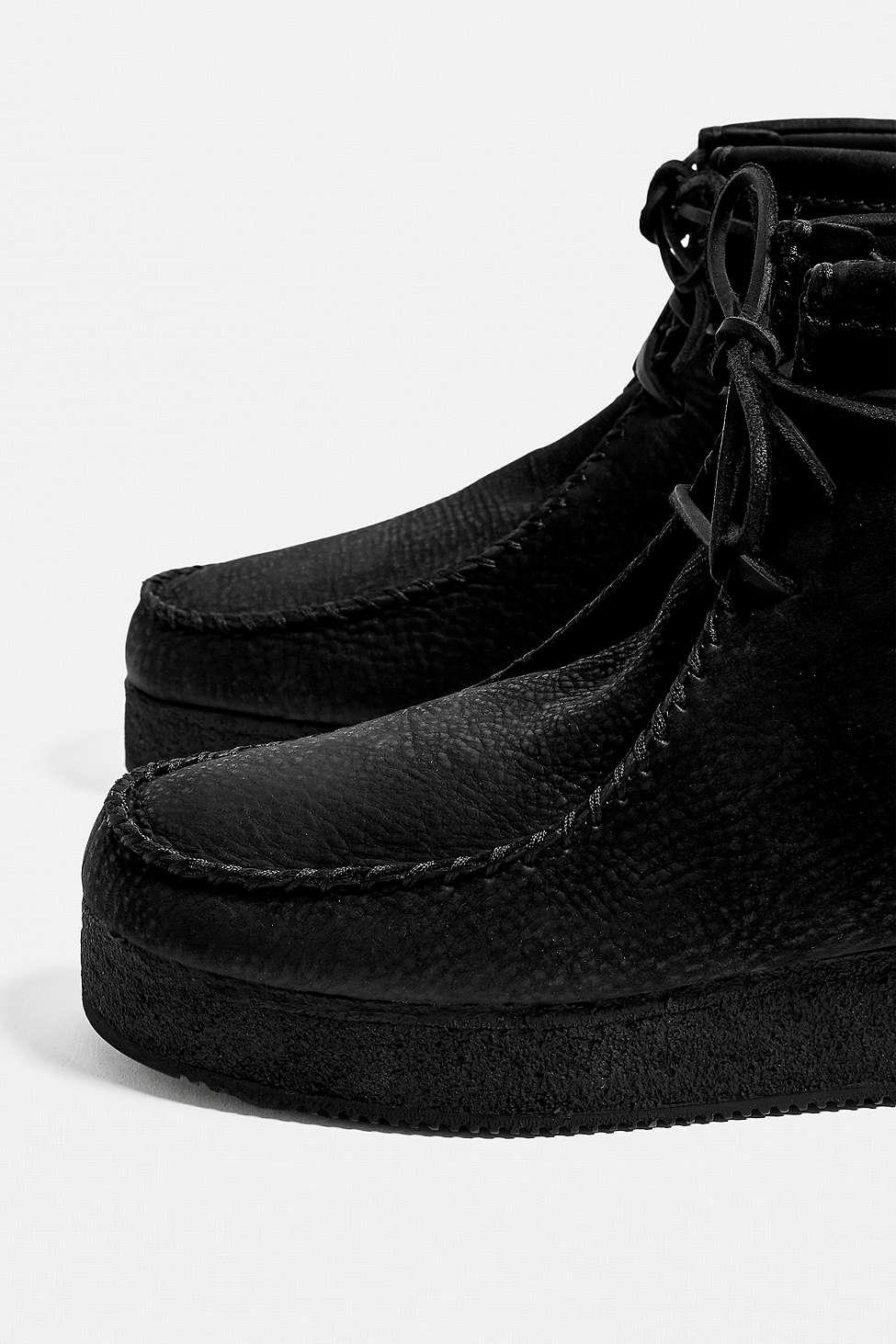 clarks wallabee craft black