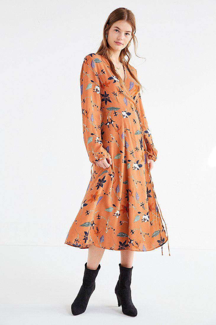 urban outfitters wrap dress