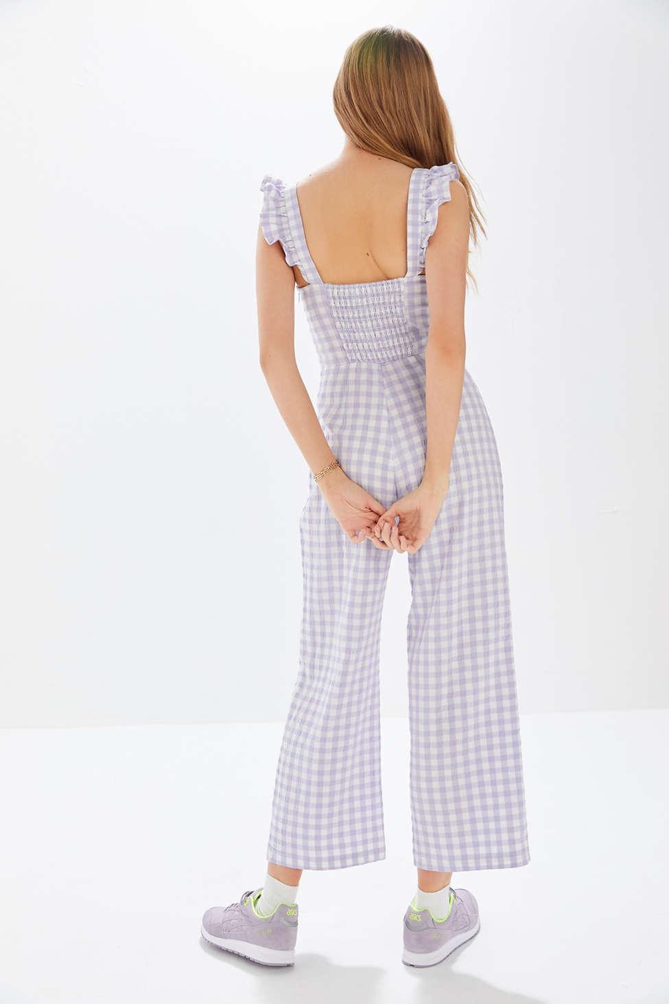 urban outfitters purple jumpsuit