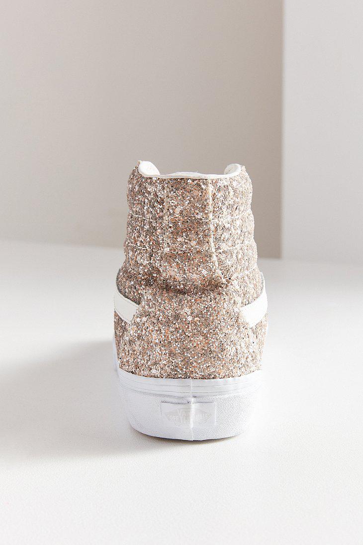 chunky glitter vans sk8 hi
