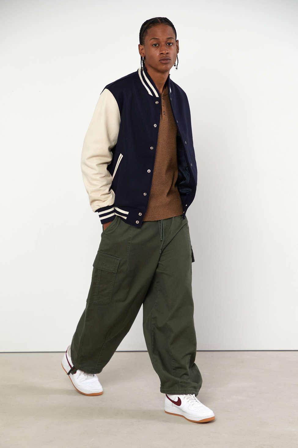 BDG Baggy Twill Cargo Pant in Green for Men | Lyst