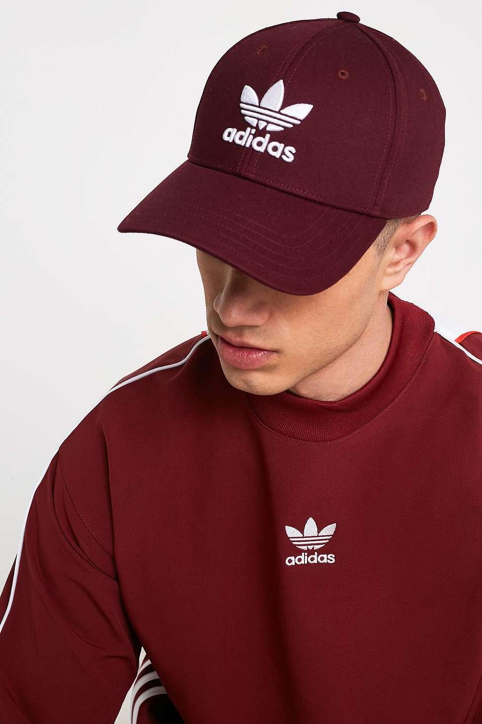 red adidas dad hat