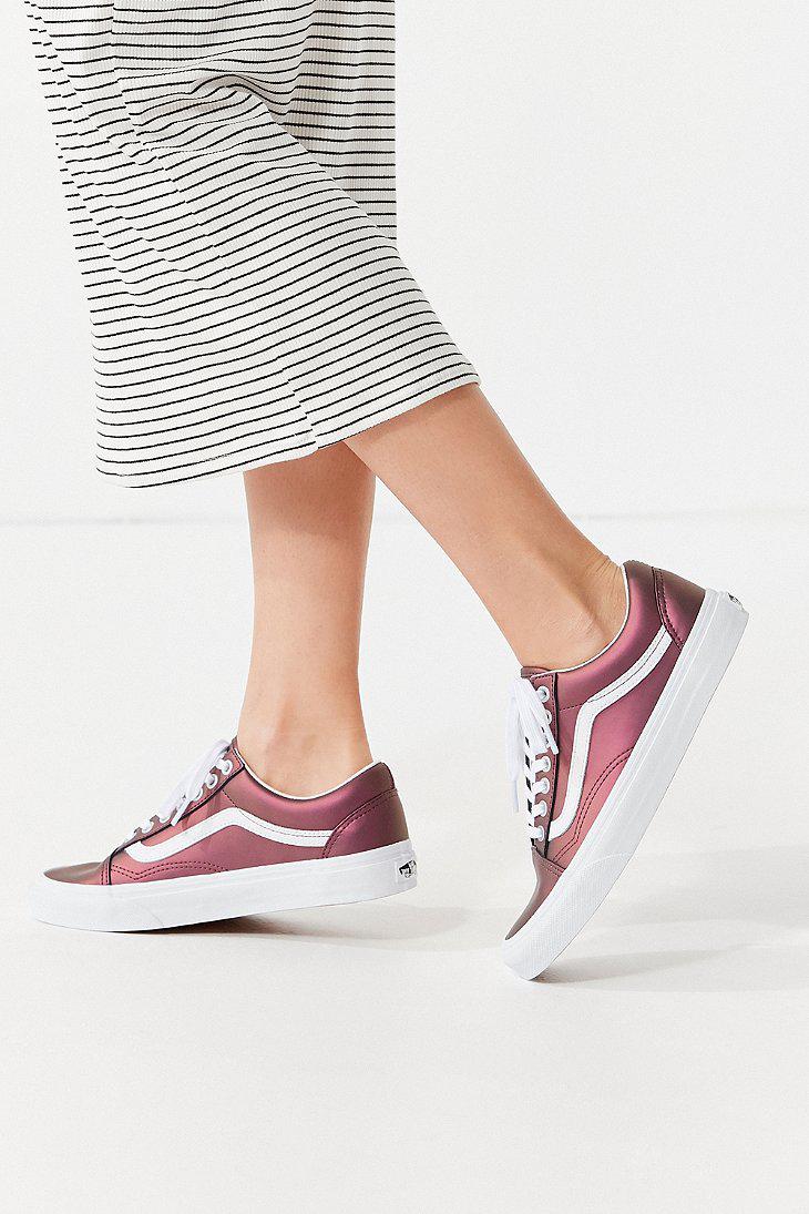 vans muted metallic slip on