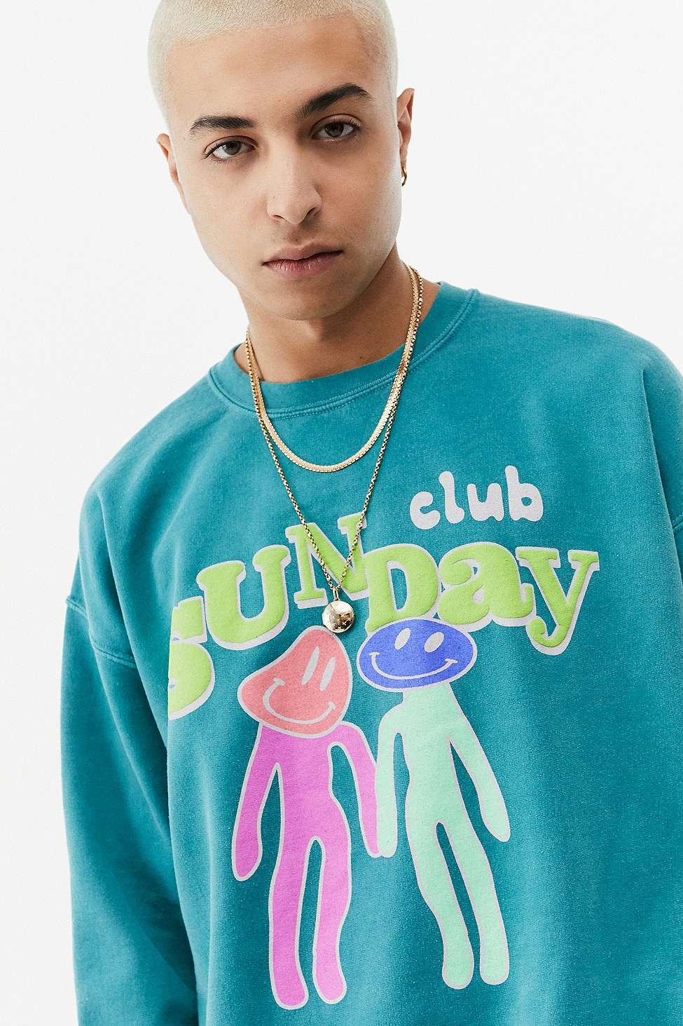 Sunday club sweatshirt urban outfitters hot sale