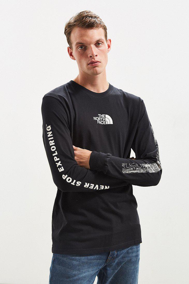 the north face scan long sleeve tee