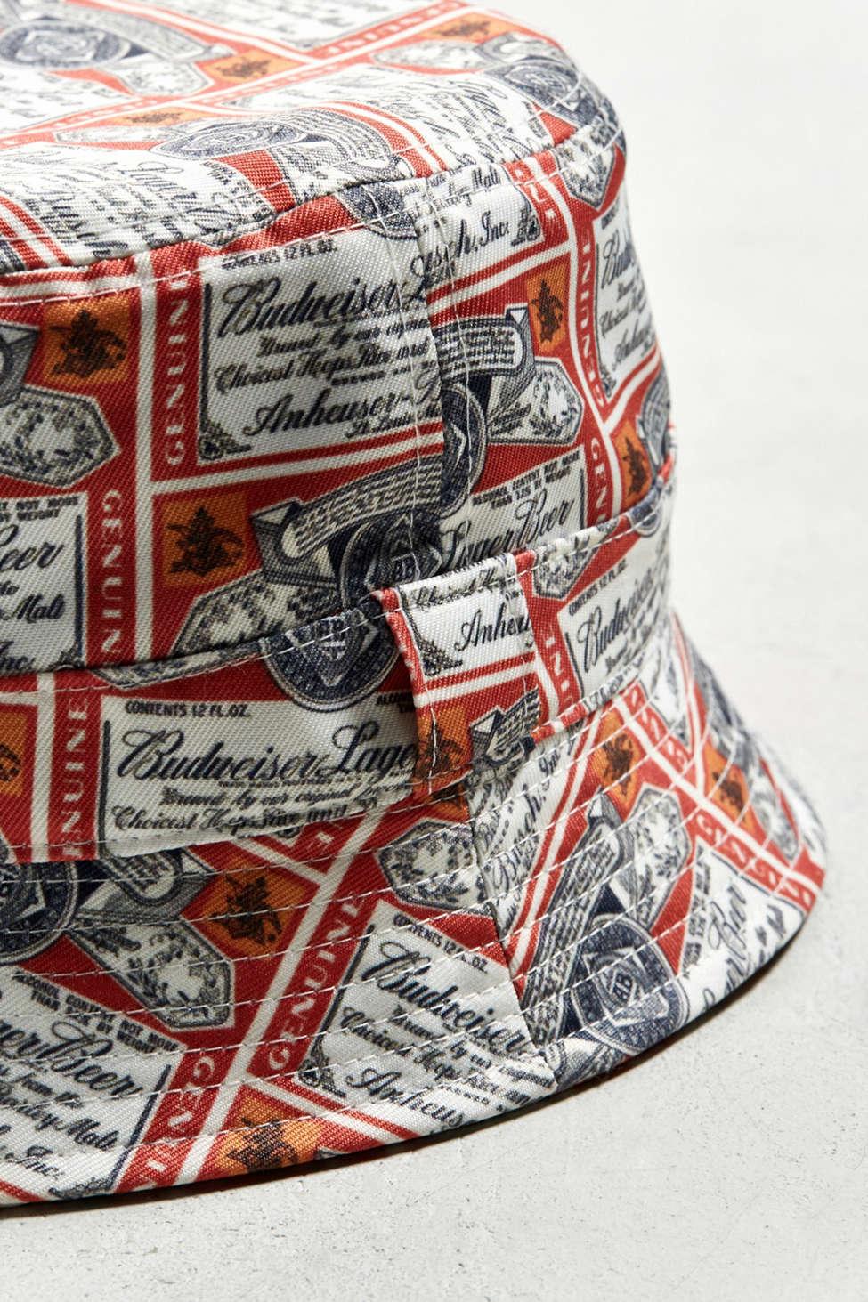 budweiser bucket hat