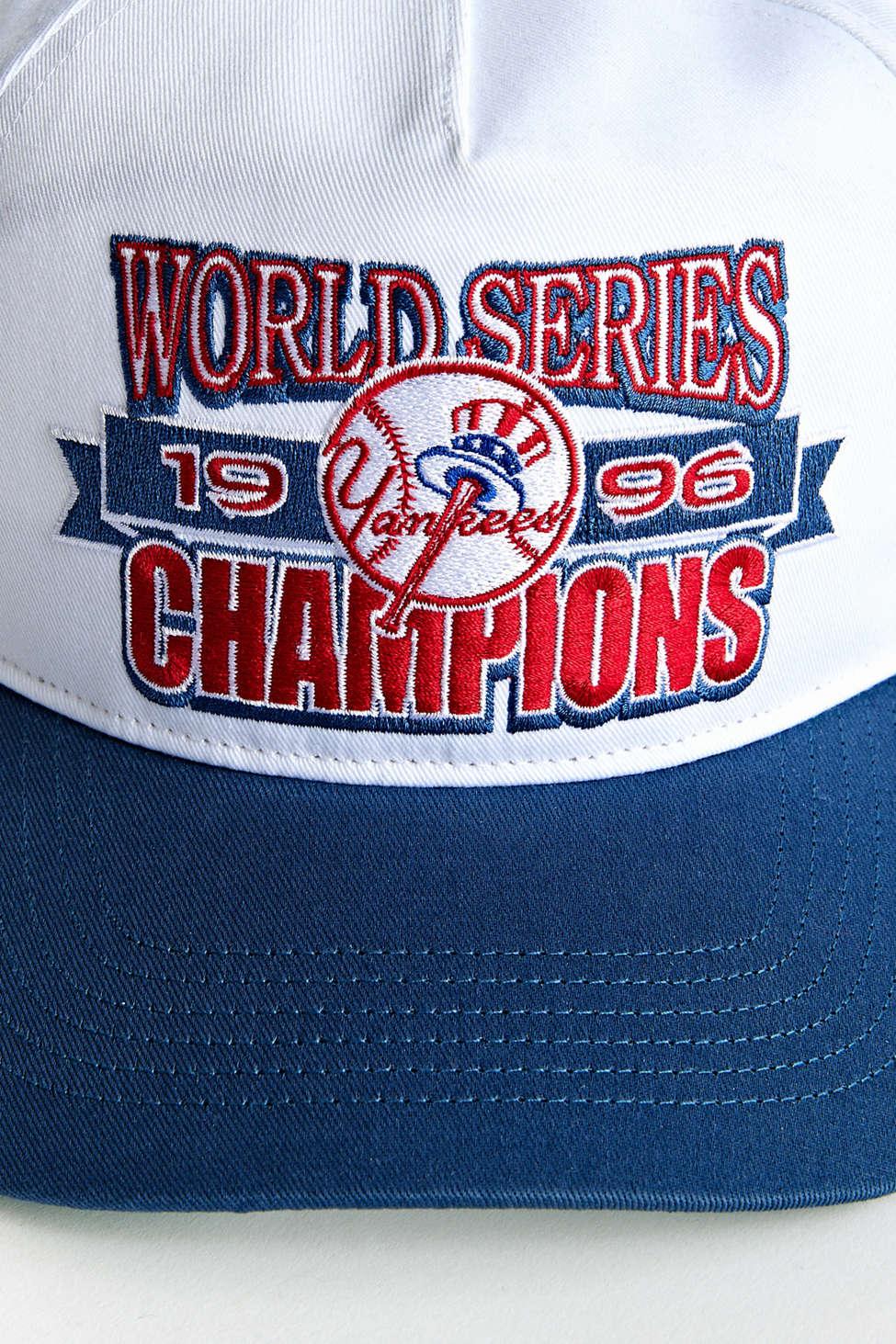 47 1996 New York Yankees World Series Champions Hat in Blue for Men