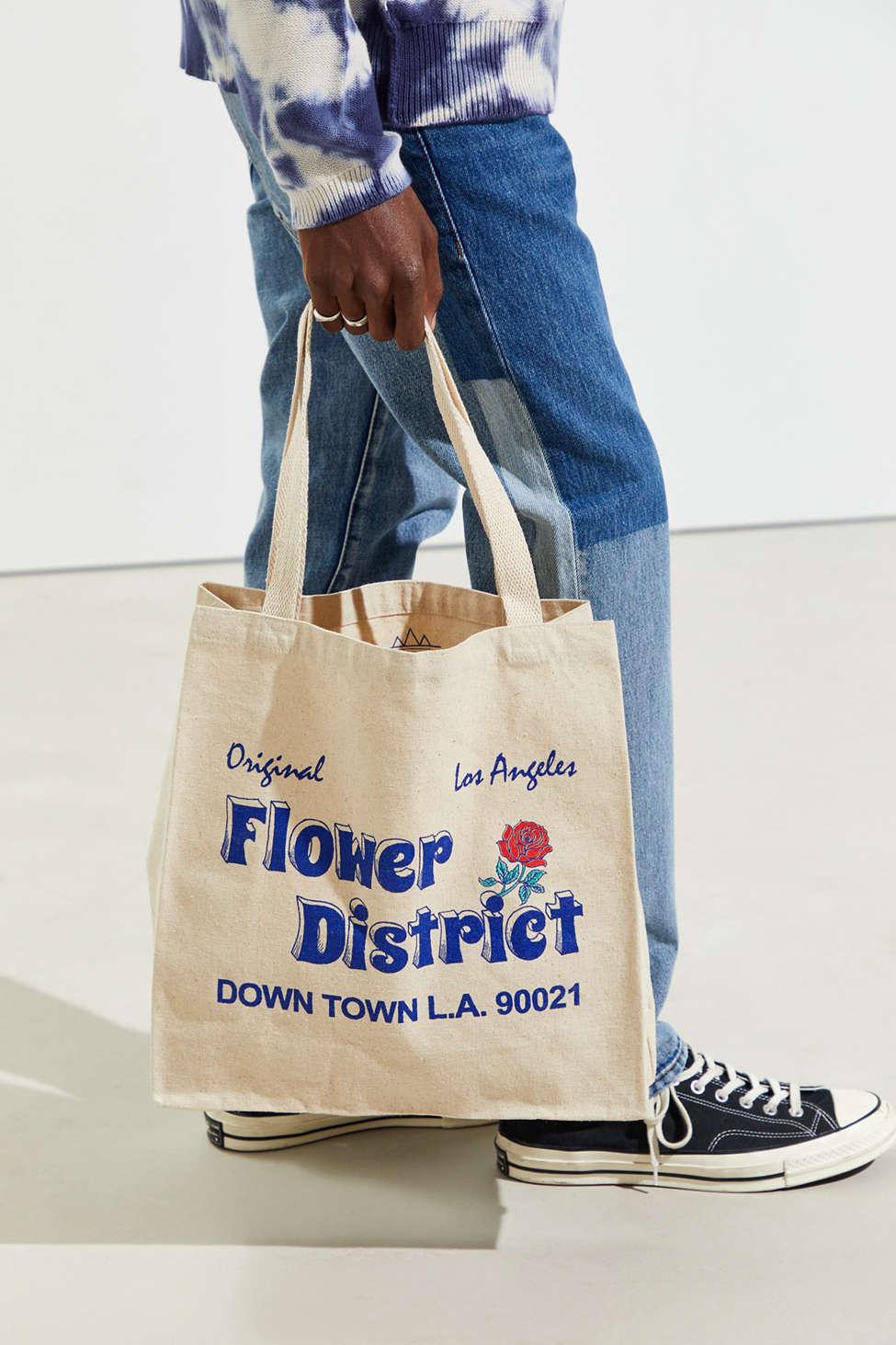 Urban Outfitters Cotton Altru Apparel Flower District Tote Bag in 