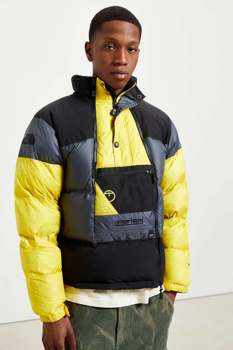 The North Face Steep Tech Down Jacket in Yellow for Men