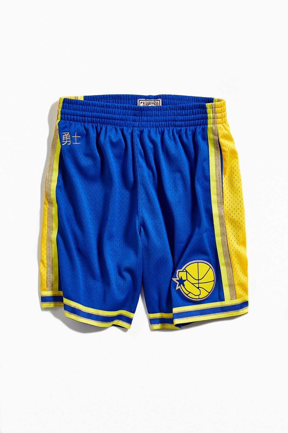 warriors basketball shorts