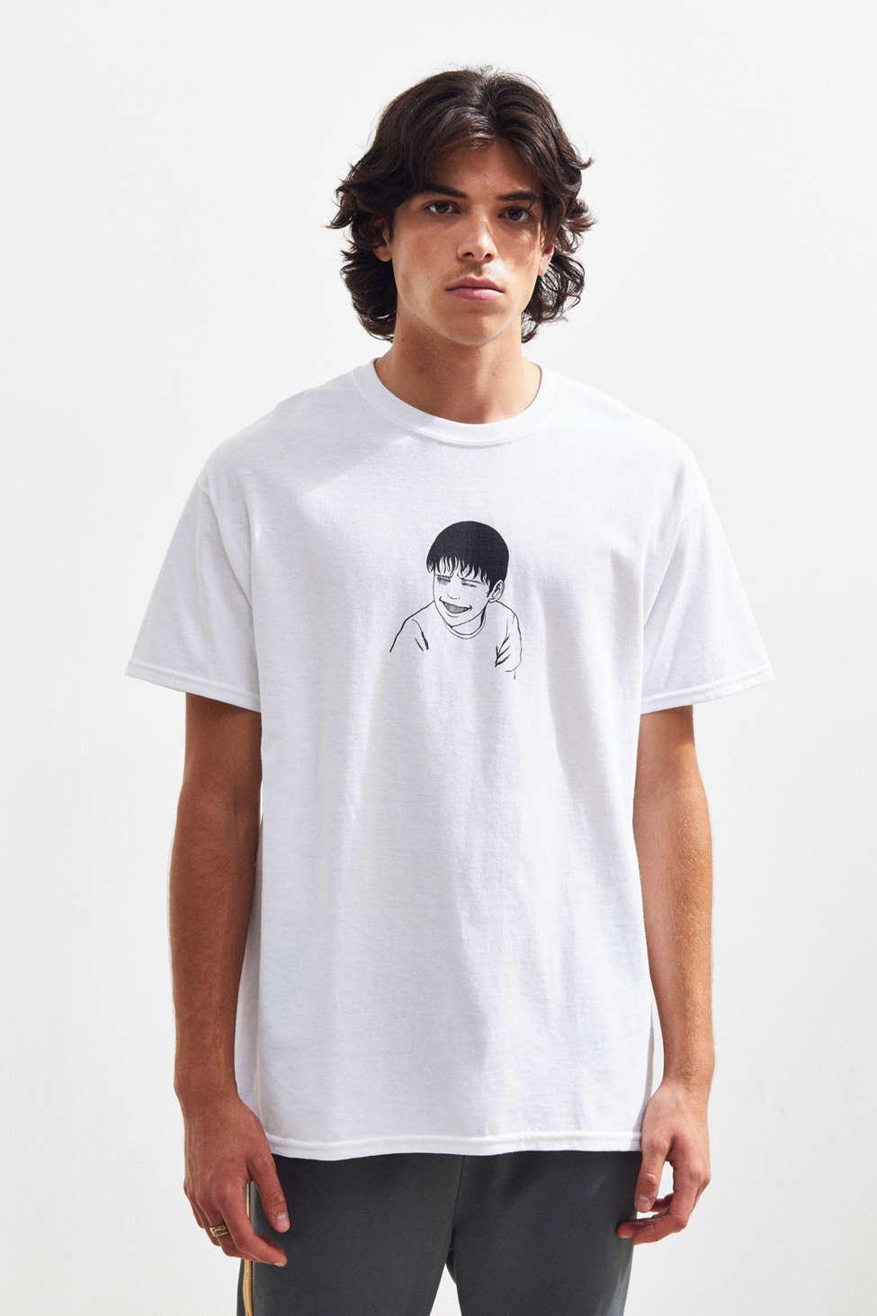 Urban Outfitters Cotton Junji Ito Tee in White for Men - Lyst