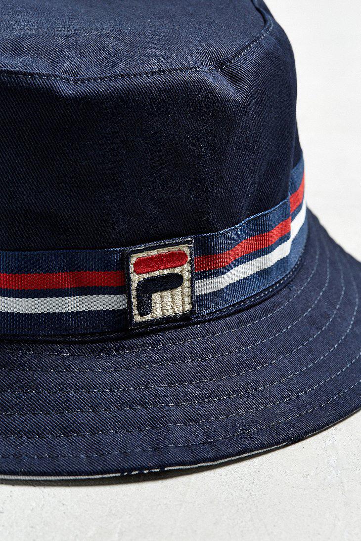 Fila Fila Reversible Bucket Hat in Blue for Men | Lyst