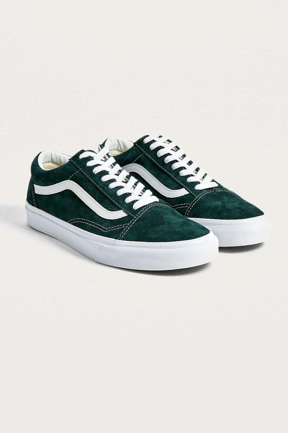 vans green trainers
