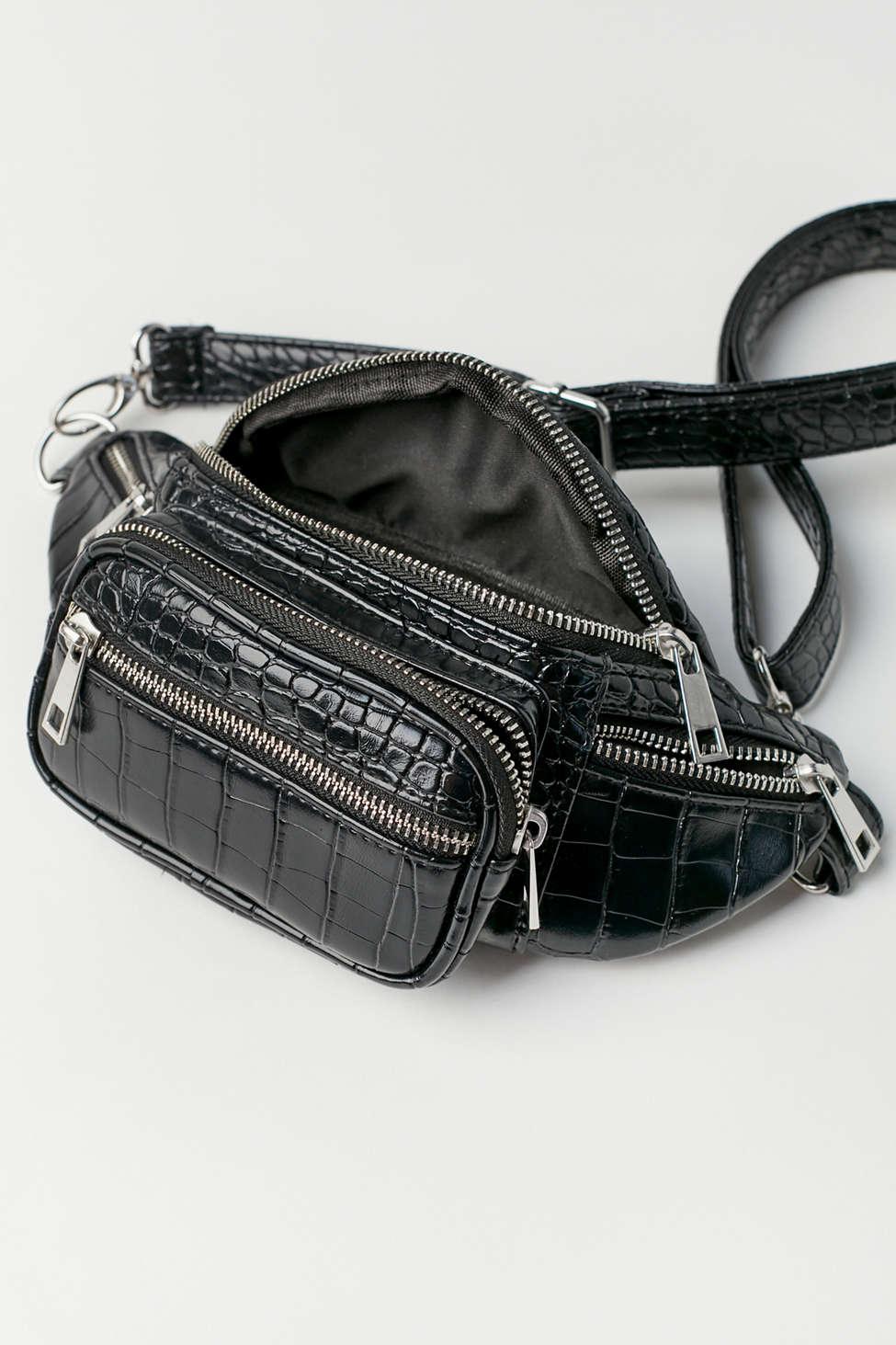 croc belt bag
