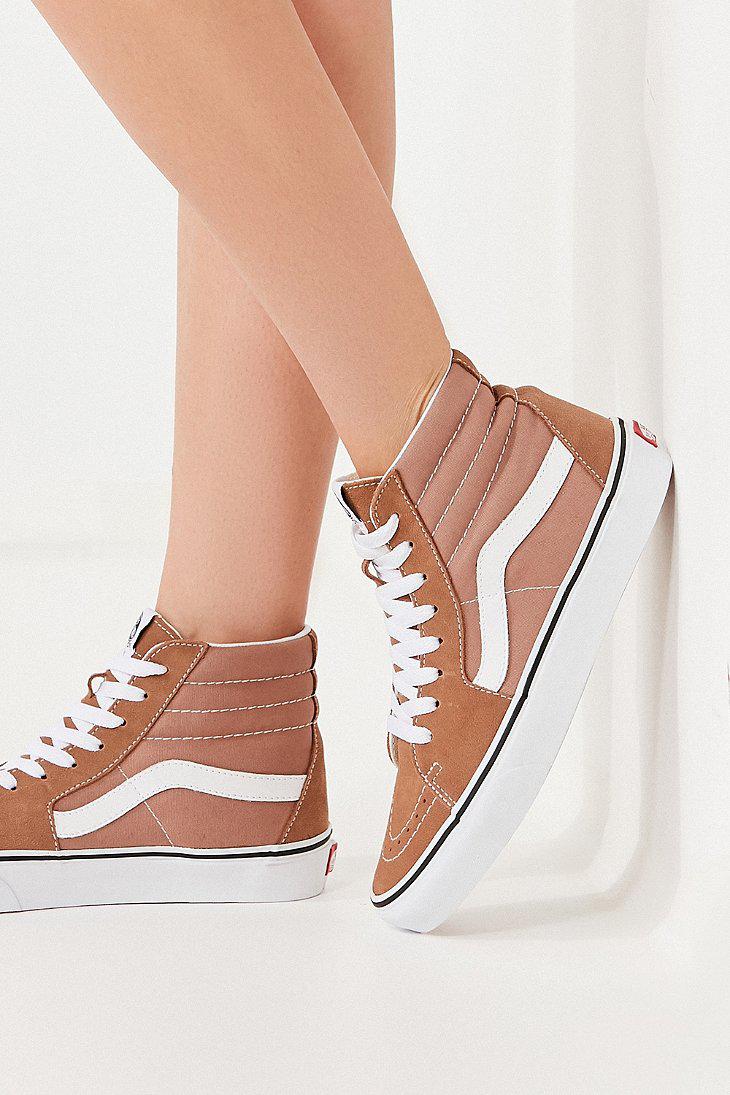 vans sk8 hi tigers eye