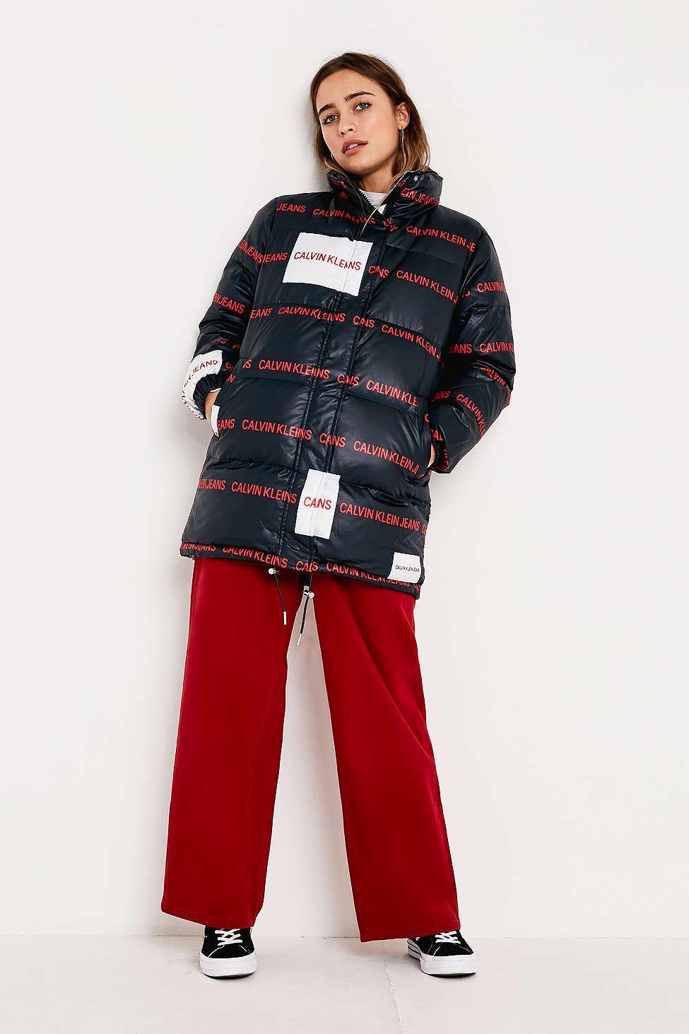 Buy Calvin Klein Multi Logo Puffer Jacket | UP TO 51% OFF