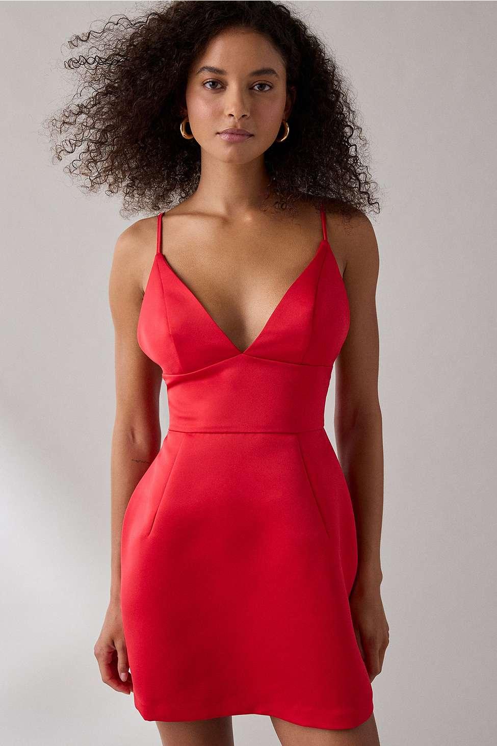 Urban Outfitters Uo Petit Fours Mini Dress in Red | Lyst UK