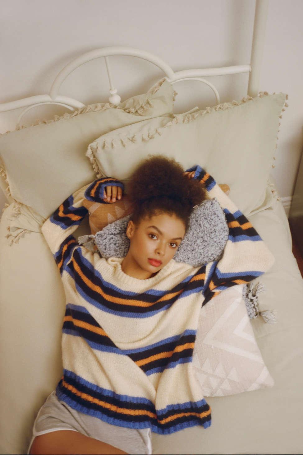 Uo bobby boyfriend striped sweater Clearance