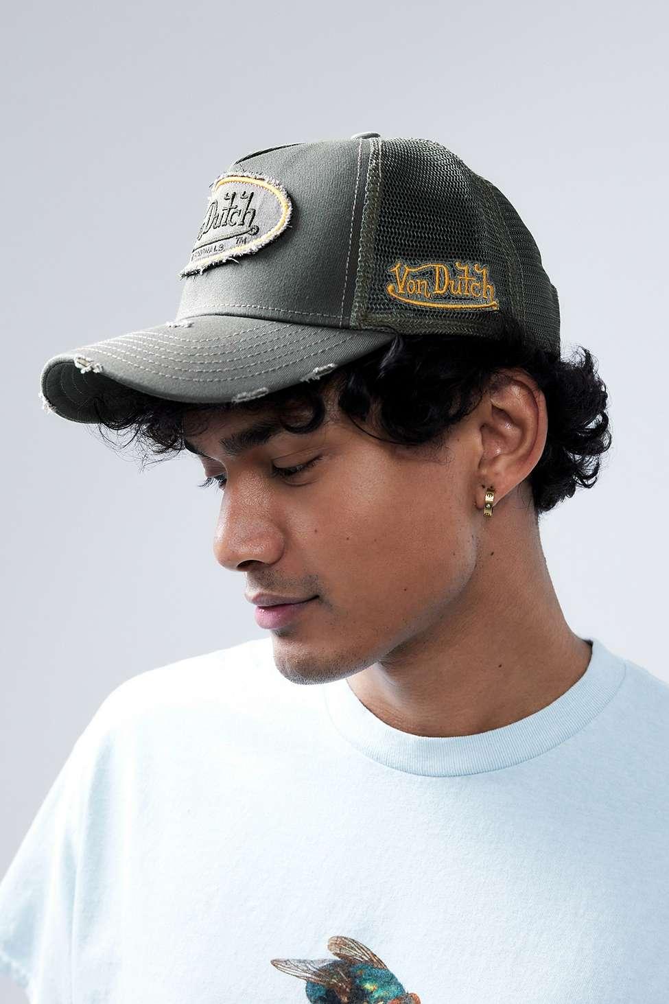 Von Dutch Green Trucker Cap for Men Lyst UK