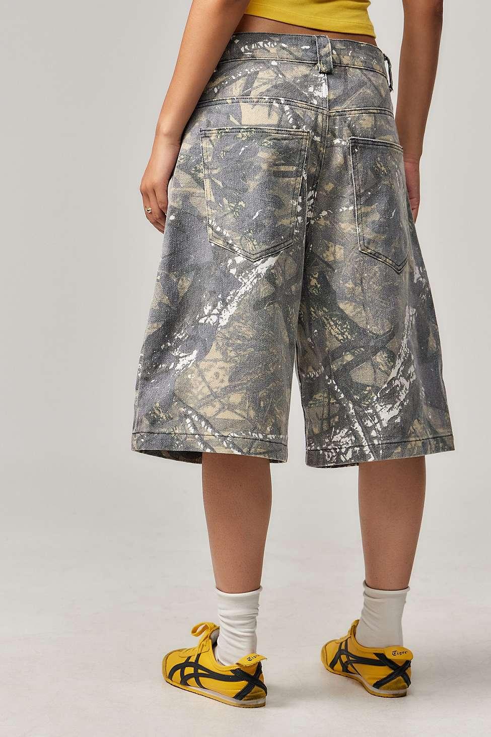 パンツ Jaded London Forest Camo Colossus Jorts Forest Camo Colossus Jorts | Jaded London