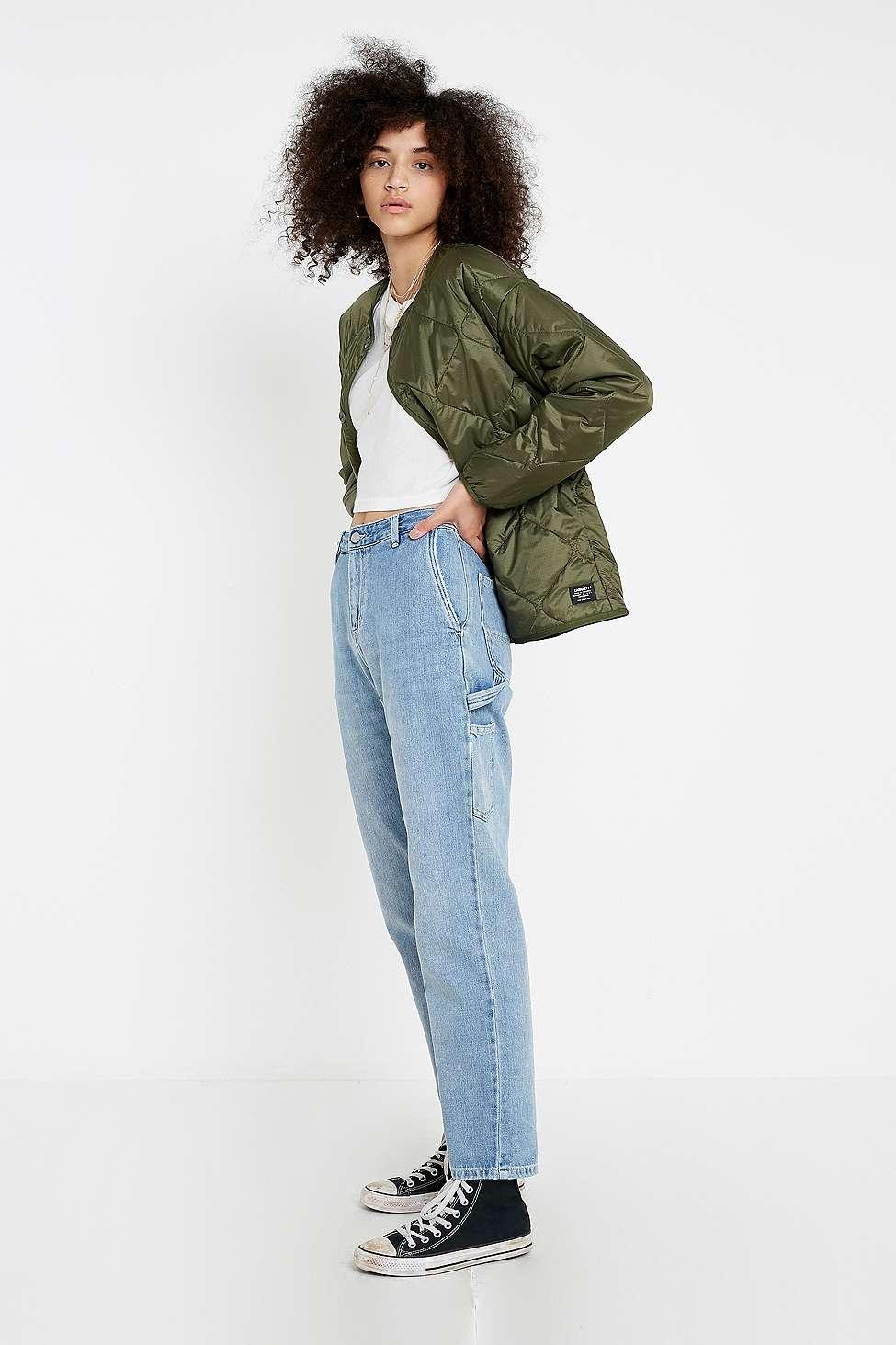 carhartt wip pierce light wash jeans