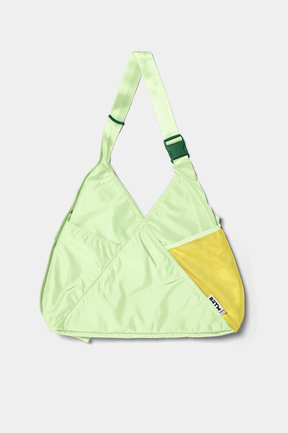 BABOON TO THE MOON Triangle Tote Bag in Yellow Lyst