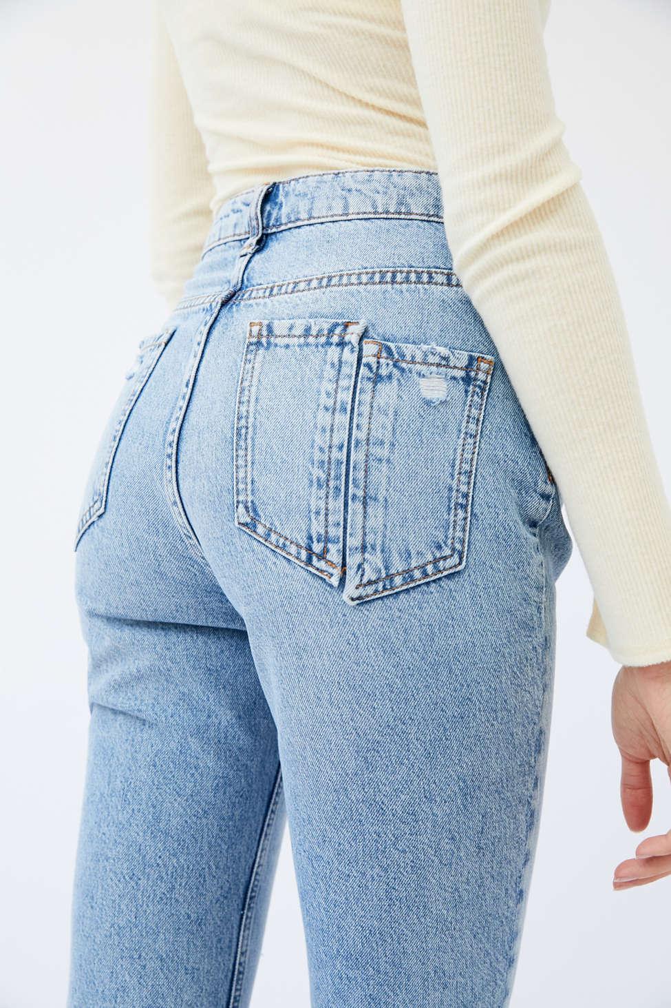 BDG Denim Wilco Destroyed High-waisted Cropped Flare Jean in Blue - Lyst