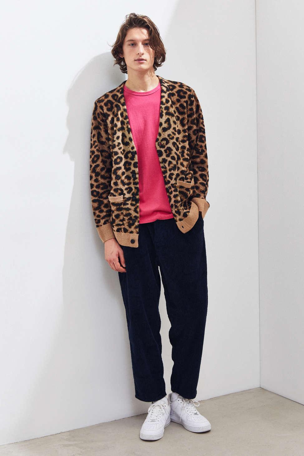 lazy oaf leopard cardigan