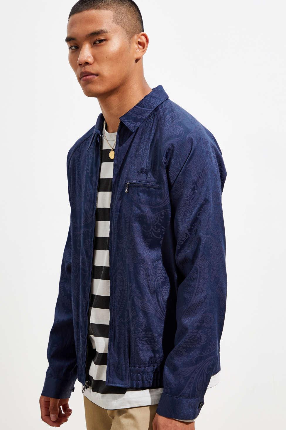 stussy blue jacket