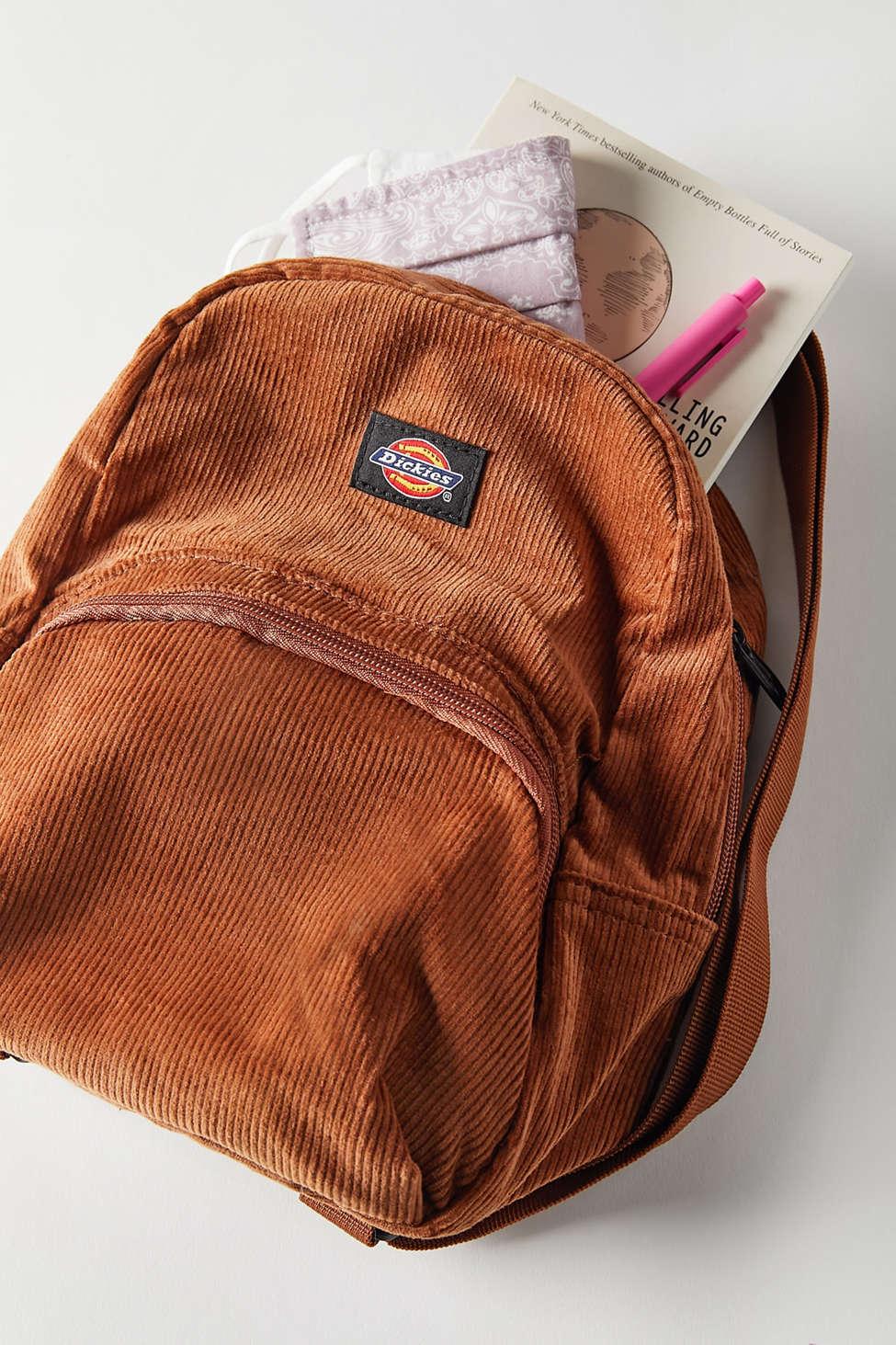 Dickies Corduroy Mini Backpack in Brown Lyst