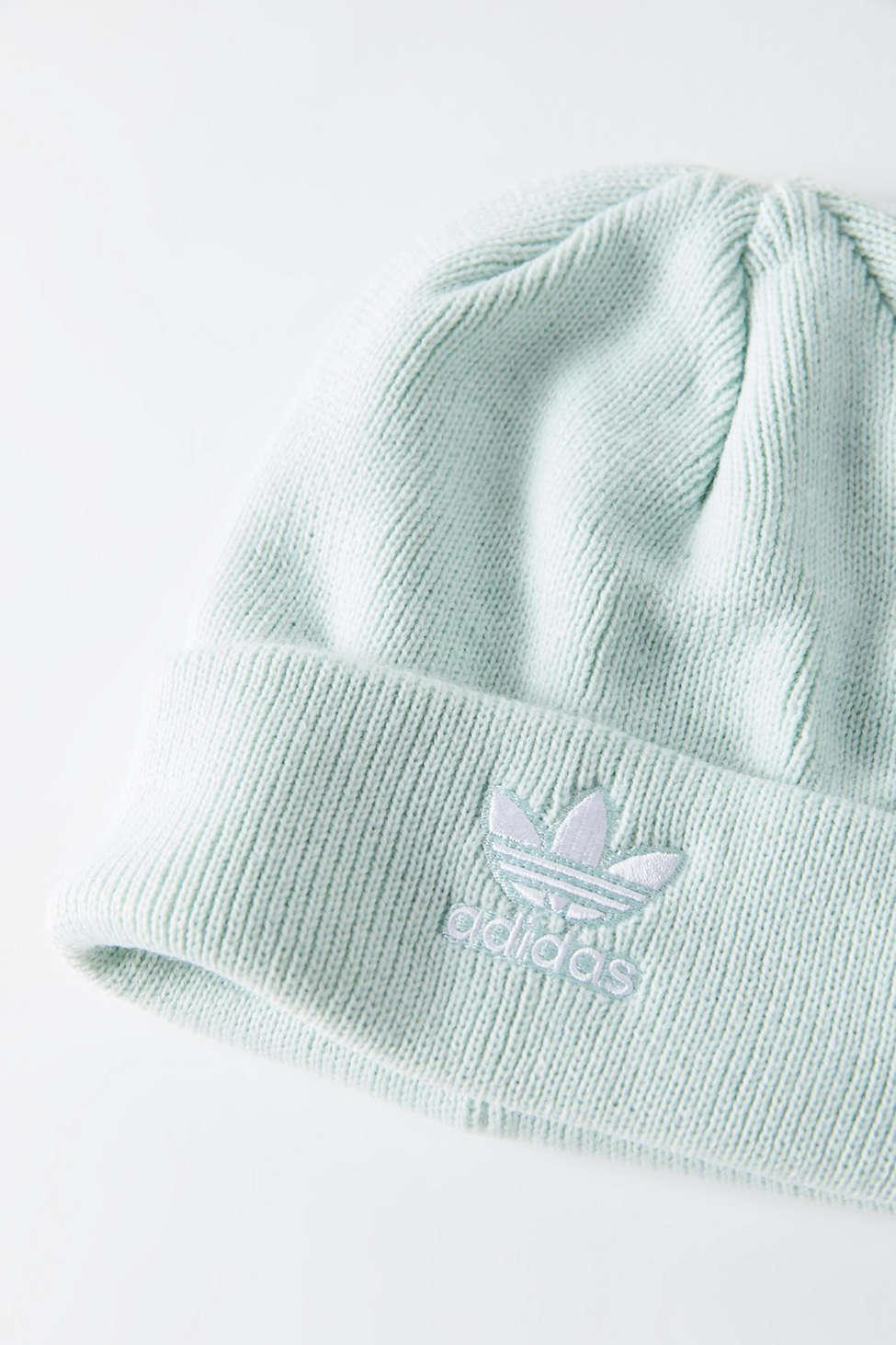 adidas trefoil beanie pink